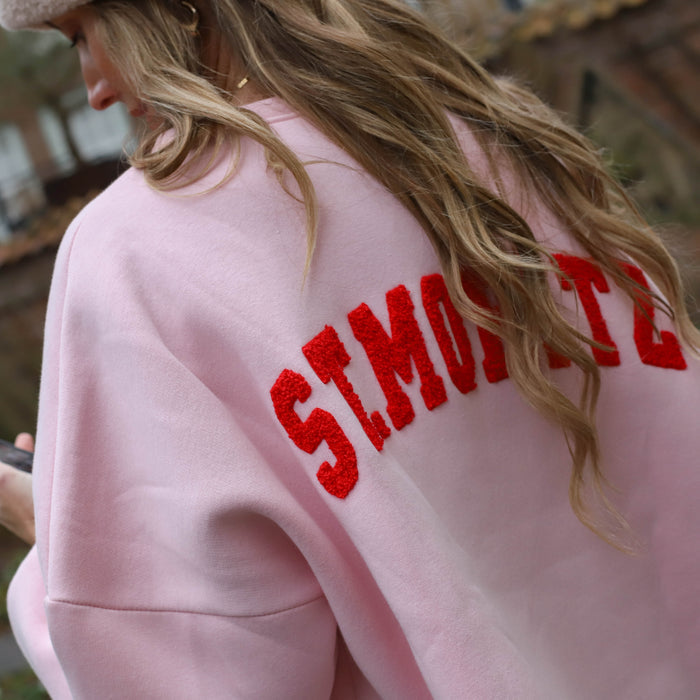 St. Moritz sweater lichtroze rood