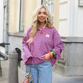 Streep top paars roze cosy club