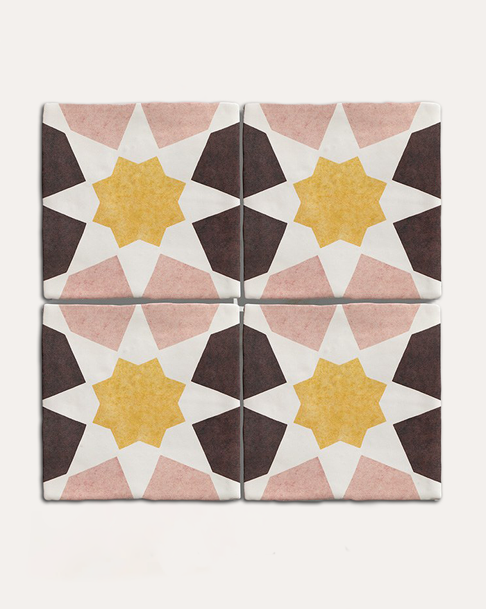 STUDIO Souk Yellow Star Ceramic