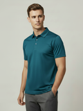 Stylish Spandex Dry Polo Shirt For Men-Zinc-BE2163