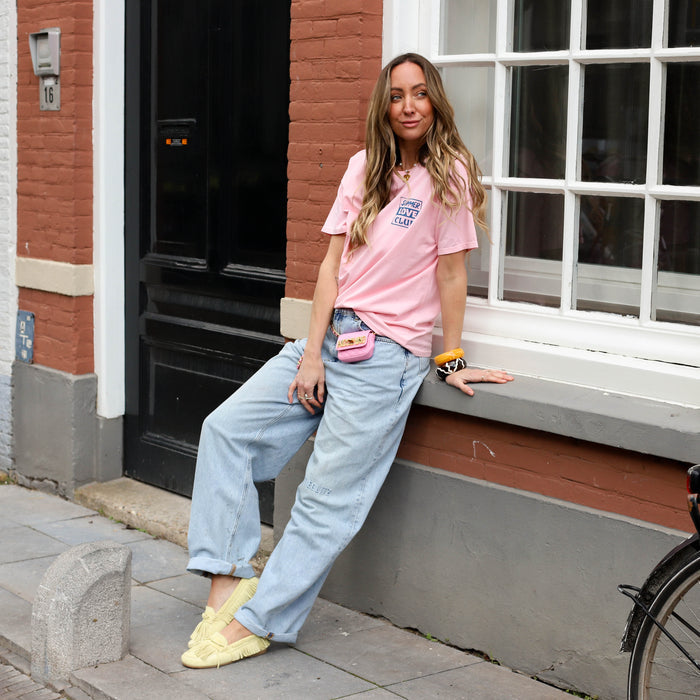 Summer love club tee roze