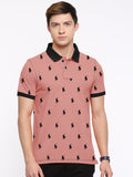 Summer Polo Shirt For Men-Coral Pink-AN3957
