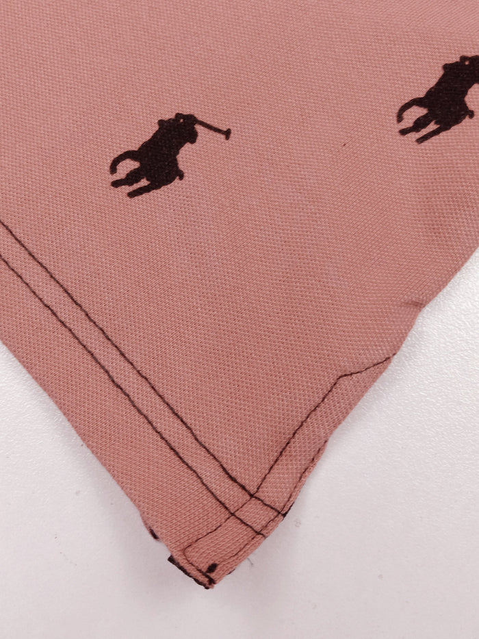 Summer Polo Shirt For Men-Coral Pink-AN3957