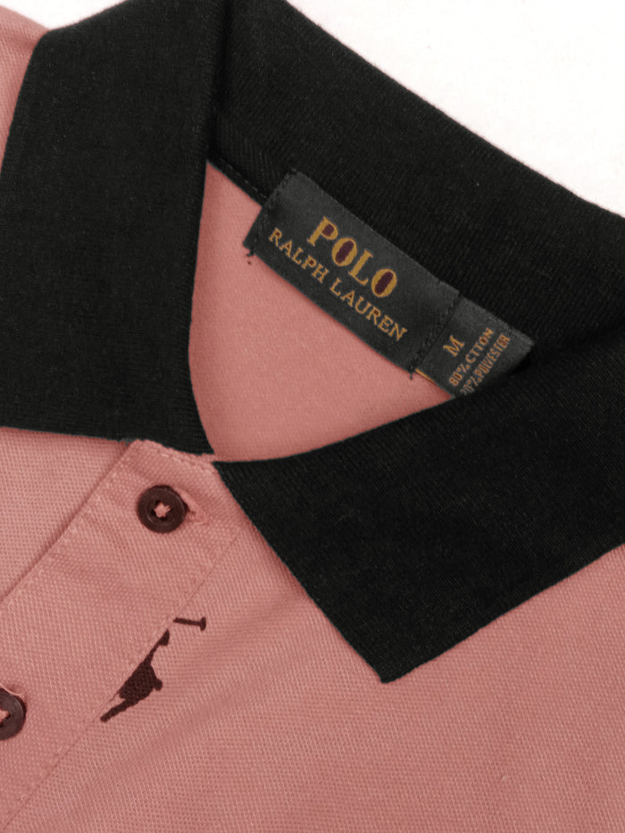 Summer Polo Shirt For Men-Coral Pink-AN3957