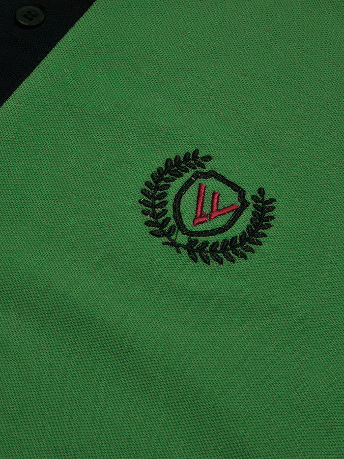 Summer Polo Shirt For Men-Dark Green & Dark Navy-BR13094