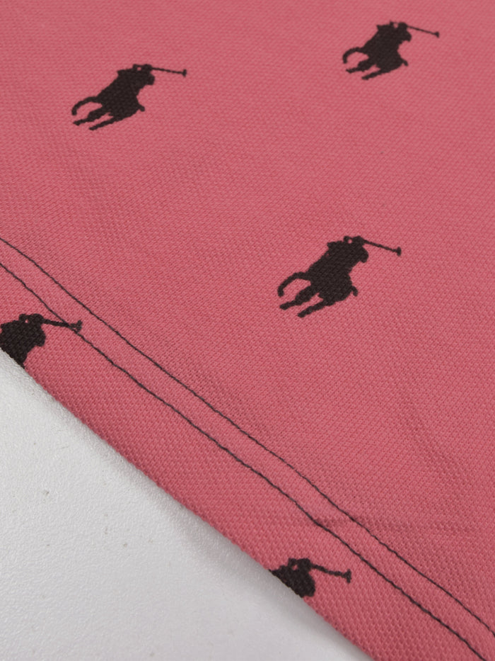 Summer Polo Shirt For Men-Dark Pink-AN3961