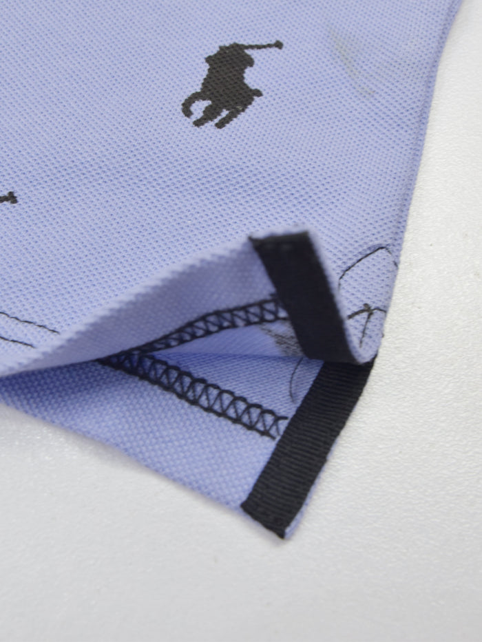 Summer Polo Shirt For Men-Purple Blue-AN3973