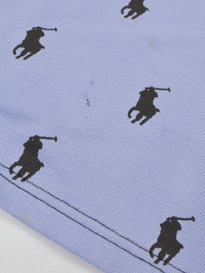 Summer Polo Shirt For Men-Purple Blue-AN3973
