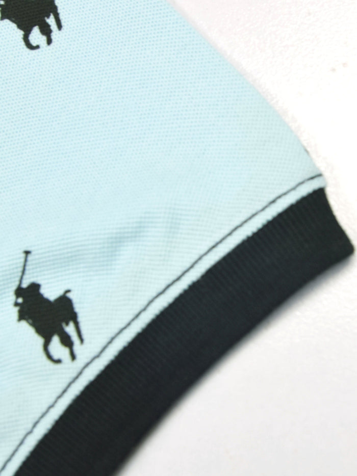 Summer Polo Shirt For Men-Sky Blue-AN3966