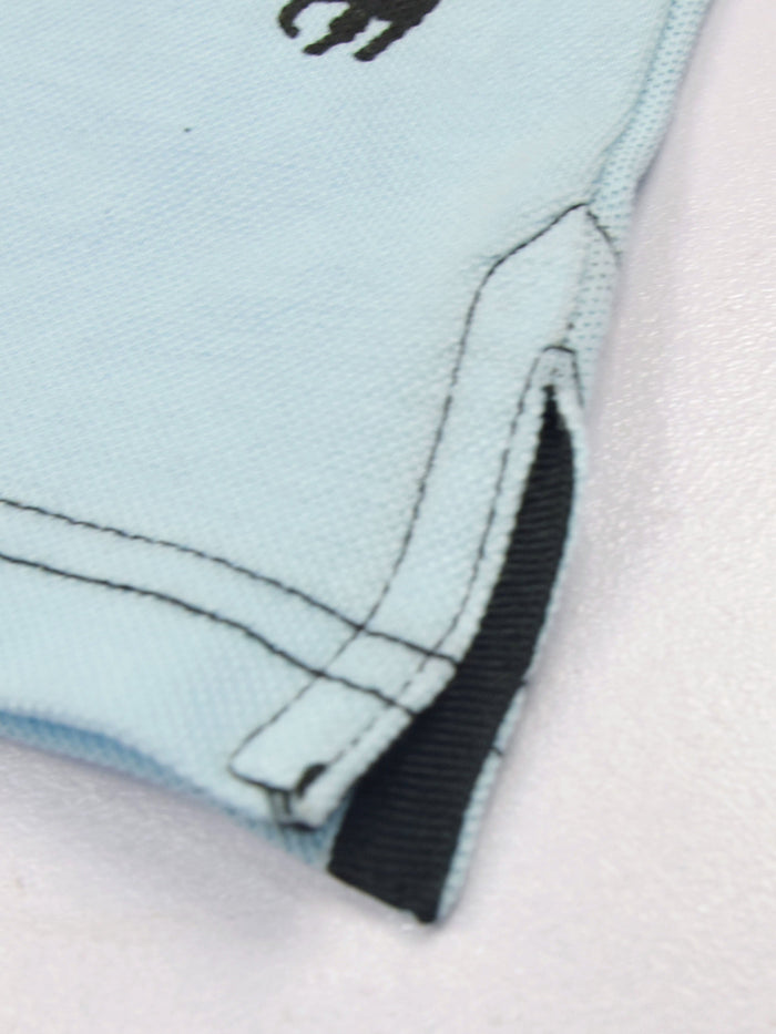 Summer Polo Shirt For Men-Sky Blue-AN3966