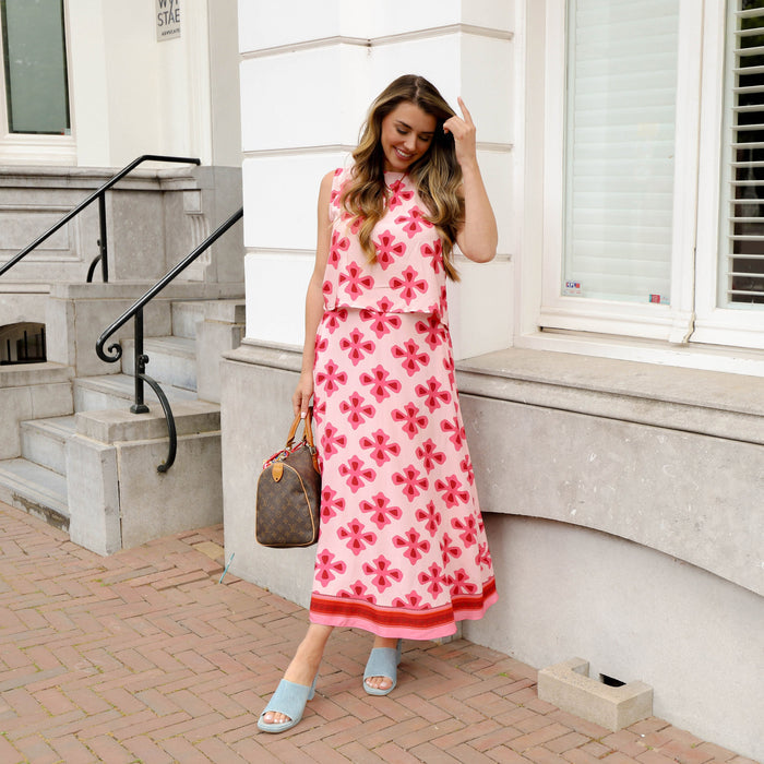Summer top roze