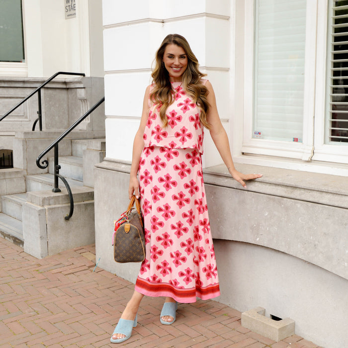 Summer top roze