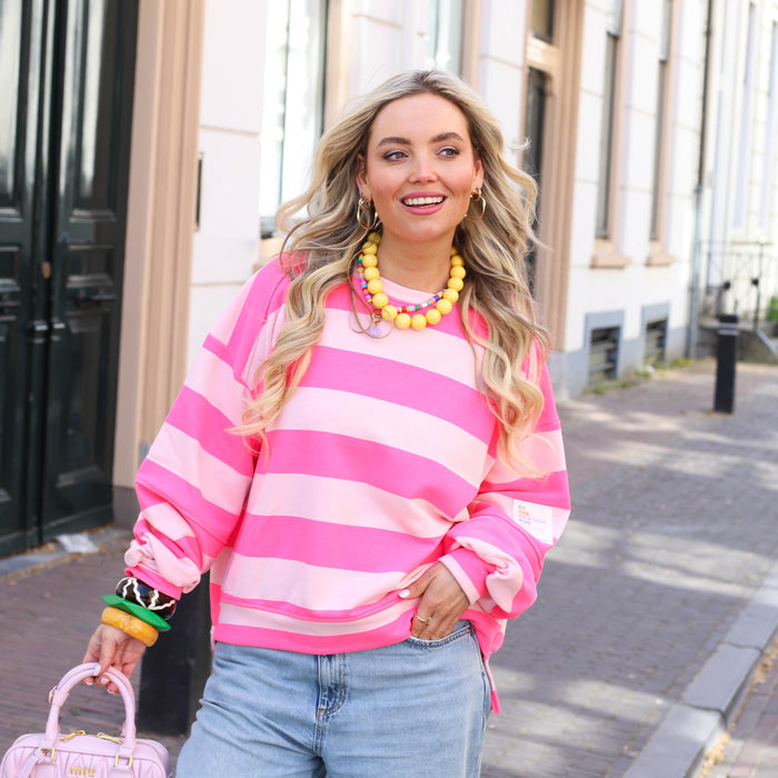 Sweater be the reason for smiles today roze fuchsia