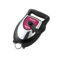 Chalk line reel tool, black handle, Dura III CR604S, metal keyring