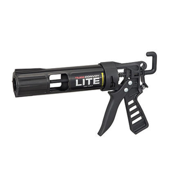 Tajima Convoy Lite caulk gun, black trigger handle and nozzle