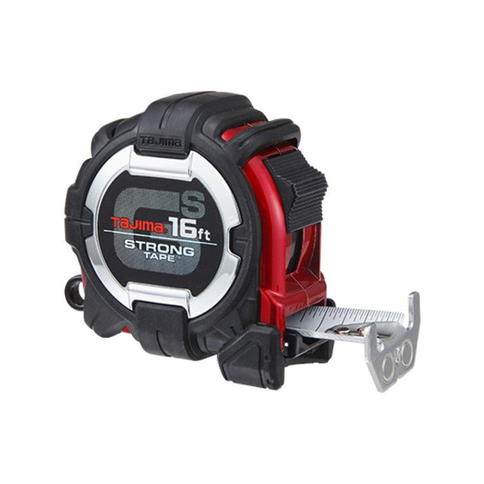 GS-LOCK™ horned magnetic hook clip, black with red tape edge and metal hook