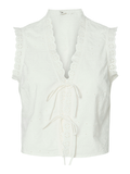 Talia tie blouse top cloud