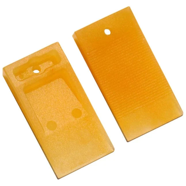 2-sided wedge spacers, yellow, 2 pieces