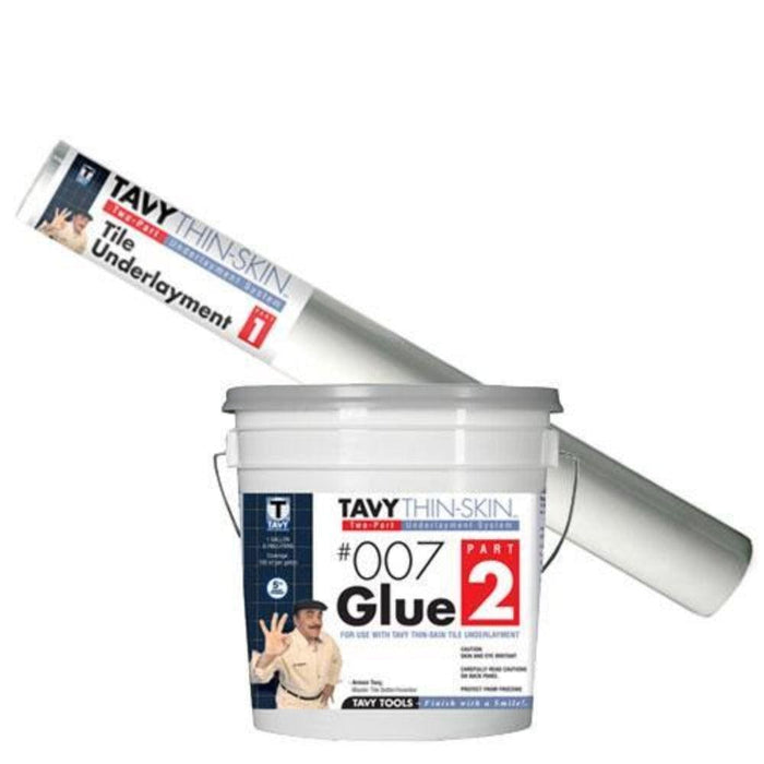 TAVY Thin-Skin System #007 Part 2 Glue adhesive, 1 gallon pail in view