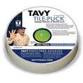 Tavy Tile-Puck lippage detector & marble leveler, circular tool with green lens