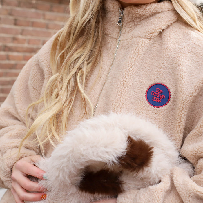 Teddy jack patch ecru