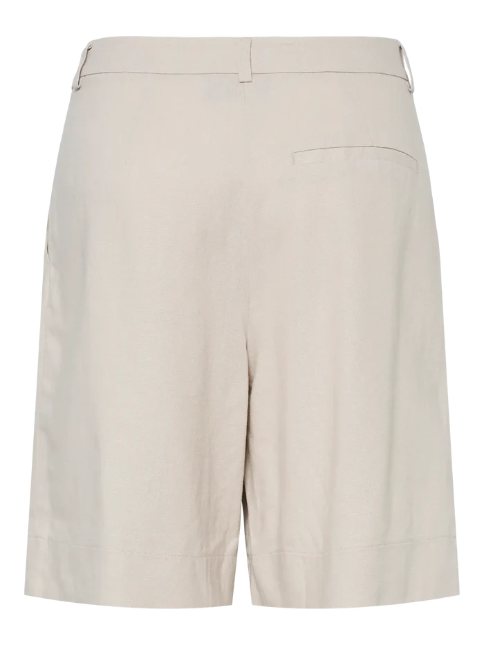 Tiki bermuda shorts silver gray