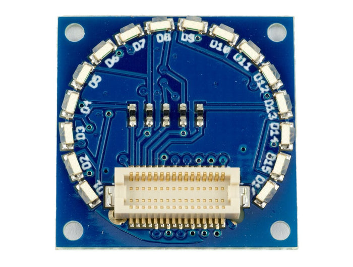 TinyShield 16 Edge LED Board - Red [Discontinued] by Tiny Circuits - The Pi Hut