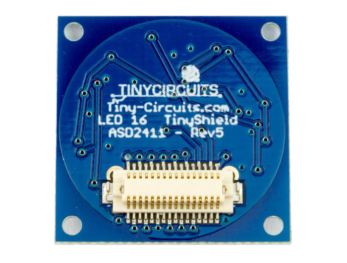 TinyShield 16 Edge LED Board - Red [Discontinued] by Tiny Circuits - The Pi Hut
