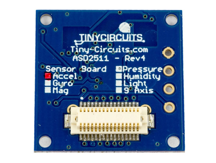 TinyShield Accelerometer Board [Discontinued] by Tiny Circuits - The Pi Hut