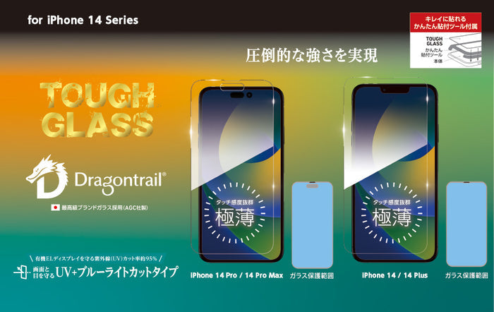 TOUGH GLASS (Anti-UV & Bluelight) iPhone 14