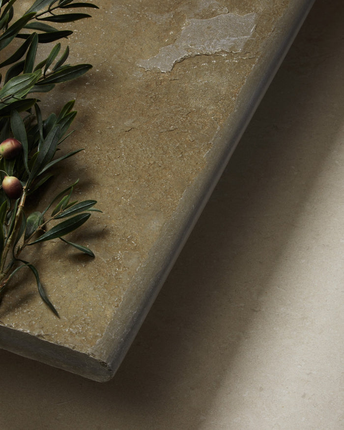 Trusloe Limestone Seasoned Bullnose Coping