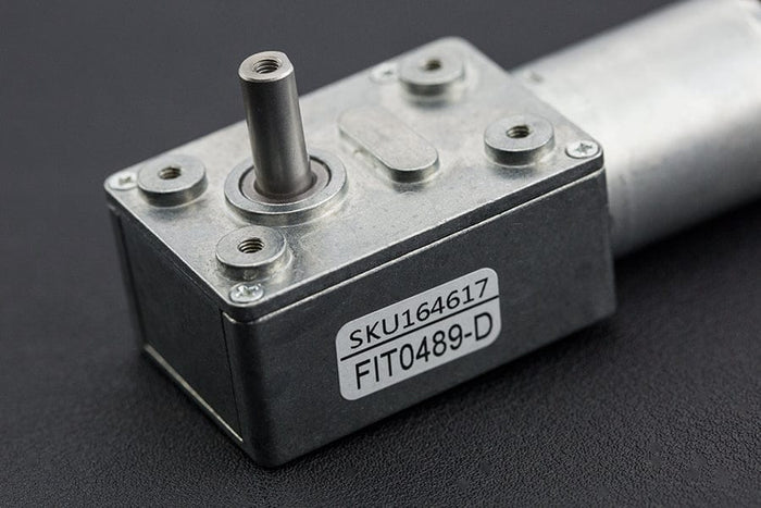 Turbo Metal Gear Worm Motor (12V 40RPM 8kg.cm) by The Pi Hut - The Pi Hut