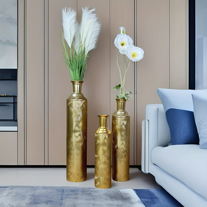 UNICORN 3pcs Metal Floor Vase Set