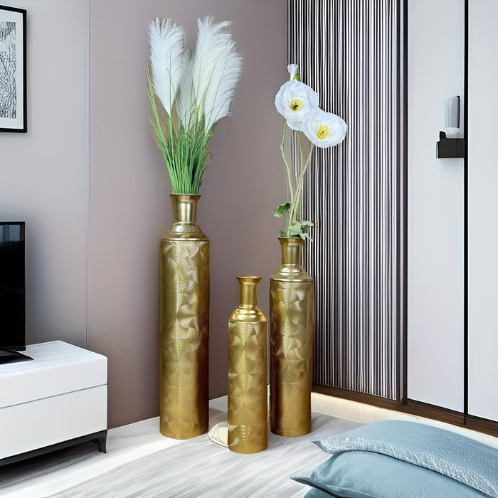 UNICORN 3pcs Metal Floor Vase Set