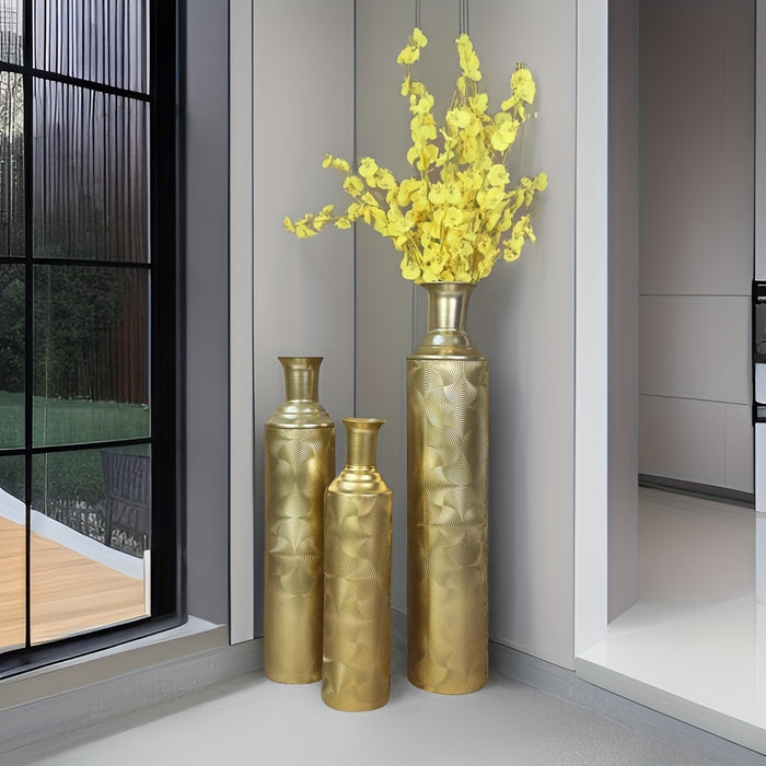 UNICORN 3pcs Metal Floor Vase Set