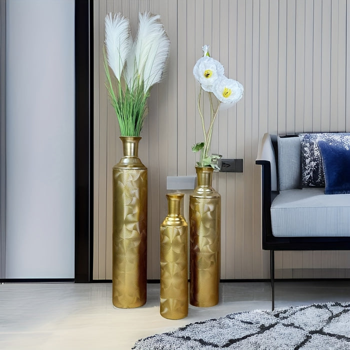 UNICORN 3pcs Metal Floor Vase Set
