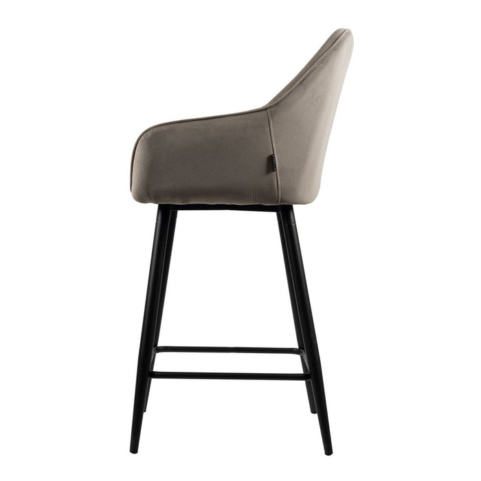 UNICORN Bar stool beige velvet