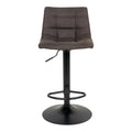 UNICORN Bar stool medium brown set of 2