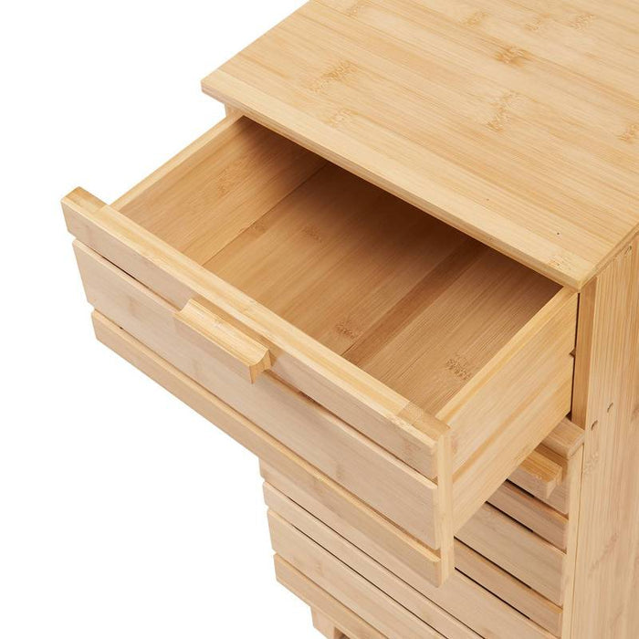 UNICORN Bathroom Cabinet Epind Mid Cabinet 75 x 33 x 30 cm Bamboo Natural