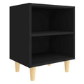 UNICORN Bedside table bedroom furniture black Width 40 cm Depth 30 cm Height 50 cm