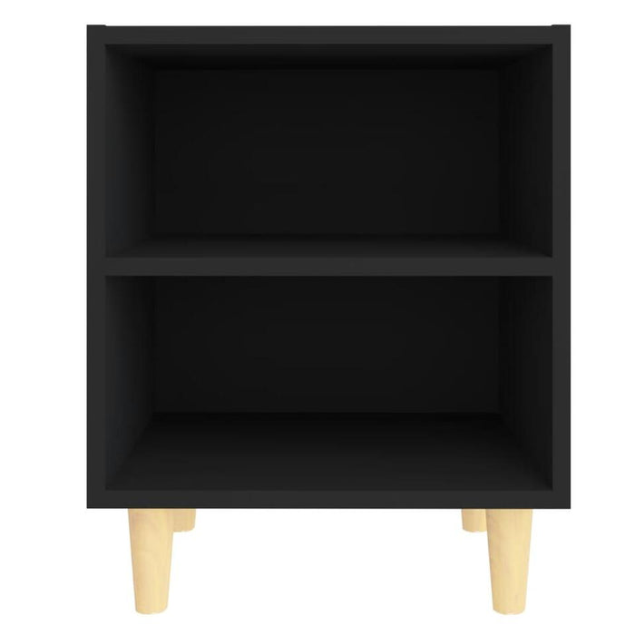 UNICORN Bedside table bedroom furniture black Width 40 cm Depth 30 cm Height 50 cm