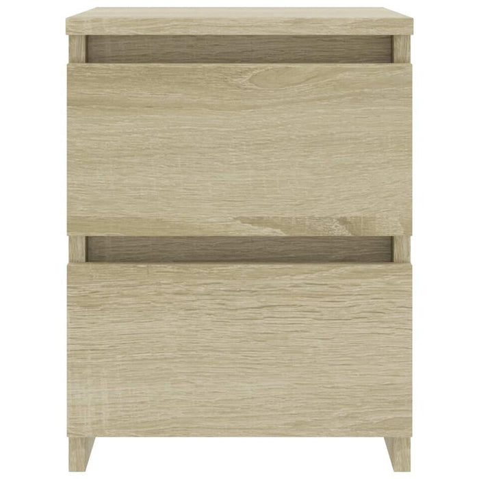 UNICORN Bedside table bedroom furniture light brown gray Width 30 cm Depth 30 cm Height 40 cm
