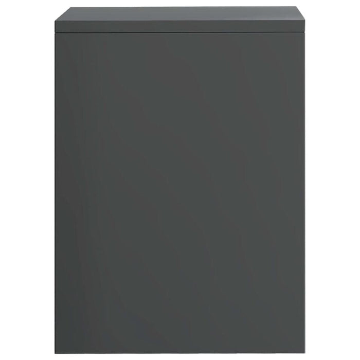 UNICORN Bedside table bedroom furniture modern dark gray concrete gray Width 40 cm Depth 30 cm Height 40 cm