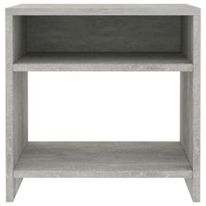 UNICORN Bedside table bedroom furniture modern dark gray concrete gray Width 40 cm Depth 30 cm Height 40 cm