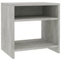UNICORN Bedside table bedroom furniture modern dark gray concrete gray Width 40 cm Depth 30 cm Height 40 cm