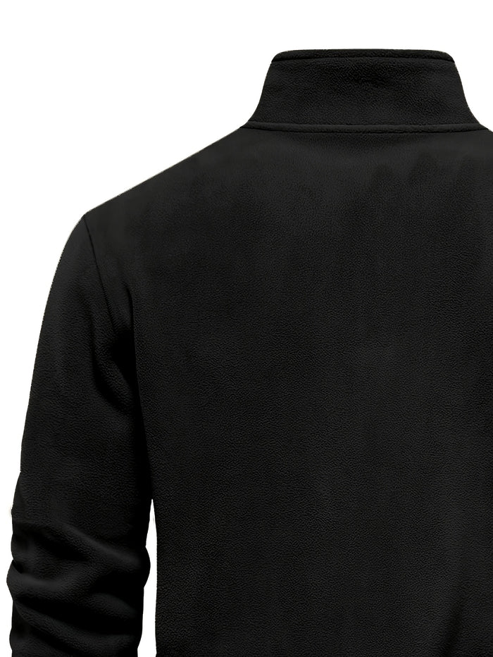 UNICORN Black Half-zip Jacket, Featuring Minimalist Logo Accents s m l xl xxl