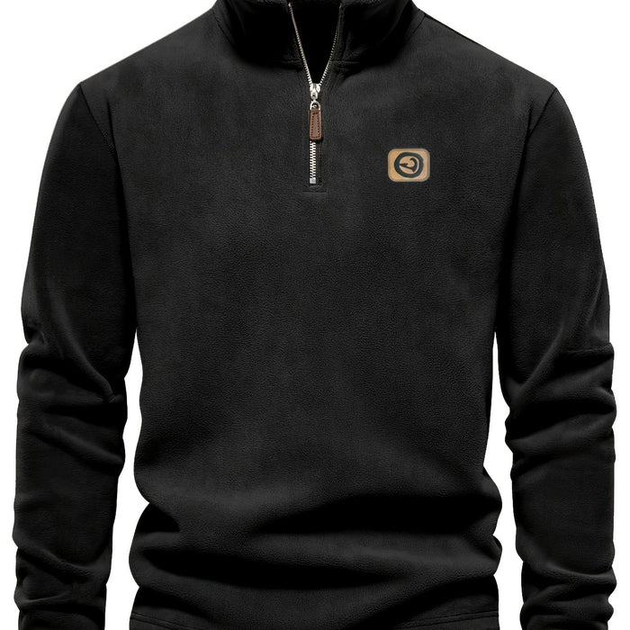 UNICORN Black Half-zip Jacket, Featuring Minimalist Logo Accents s m l xl xxl