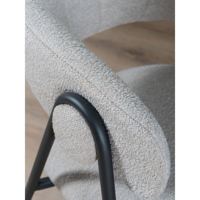 UNICORN bucket chair natural gray