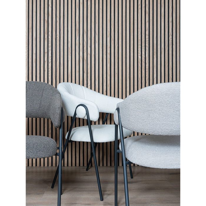 UNICORN bucket chair natural gray