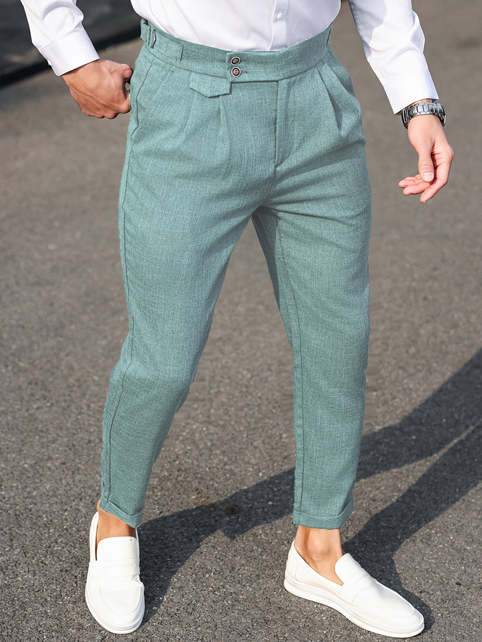 UNICORN Casual Fashion Versatile Suit with Pleated Long Pants s m l xl xxl